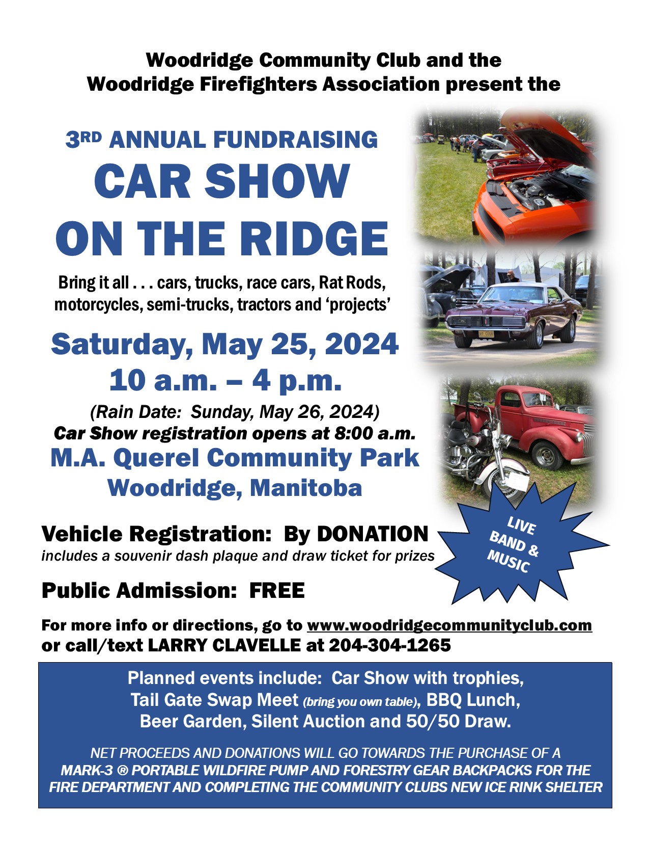 FINAL 2024 Car Show on the Ridge POSTER